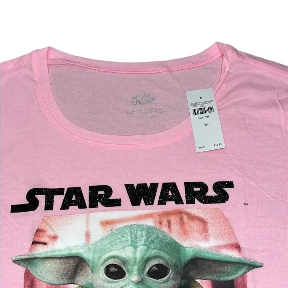 Justice Star Wars Baby Yoda Graphic T-shirt
